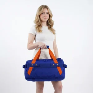 Blue Bag with Orange Strap